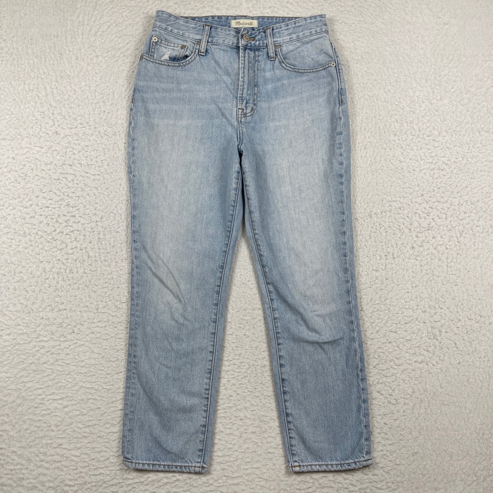Madewell Curvy Perfect Vintage Jean Womens 26 Light Wash High Rise Denim K7528